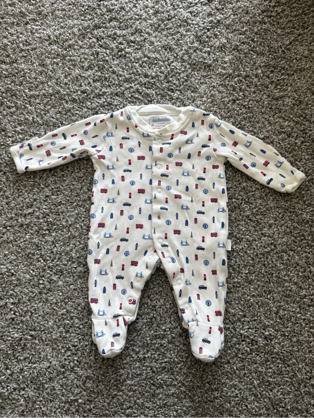 Jojo Maman Bebe London footed sleeper